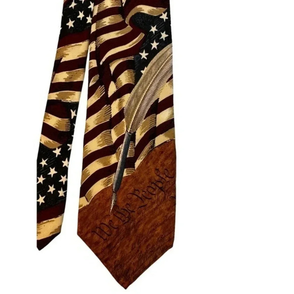 Tango By Max Raab Mens‎ American Series The Constitution Necktie One Size - Picture 3 of 6